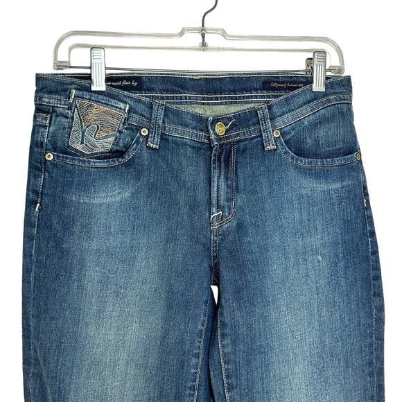 VTG Y2K Citizens of Humanity Low Rise Flare Jeans Size 28 Paloma Embroidered - Picture 5 of 12